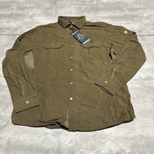 Kuhl Outsider Shirt-Jac Men's Large Brown Wax Canvas Long Sleeve Workwear*