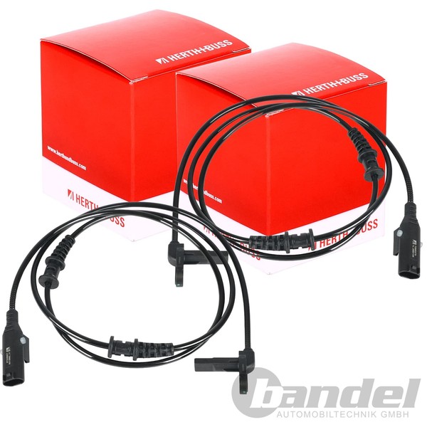 2X Herth+Buss ABS-SENSOR Raddrehzal Vorne Beidseitig Passend FüR Mercedes Marco-image