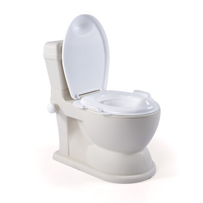 Dolu Nuve Educational XL Potty, Flip-Top Lid for Children, Beige (Open Box)