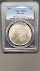 1921 P Morgan Silver $1 Dollar PCGS MS62