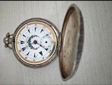 Antique Dent Ottoman Silver Pocket Watch Collecters Service Needed Duty Free