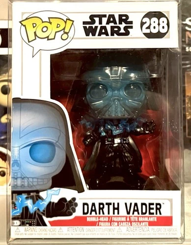 DARTH VADER 288 Funko Pop STAR WARS Darth ELECTRIC GLOW Vaulted w/PROTECTOR