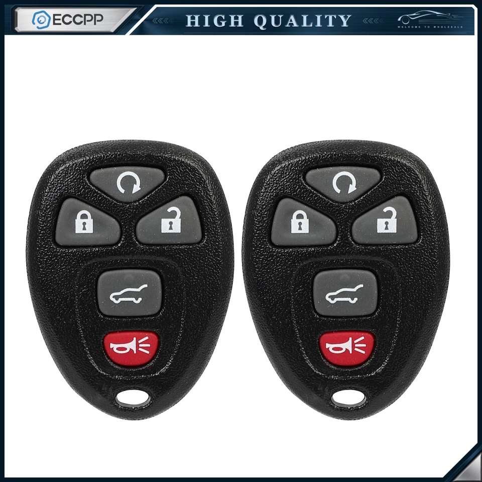 Chave de carro controle remoto 2 peças para Chevrolet Suburban 1500 Tahoe 2011-2014 - Imagem 2 de 4