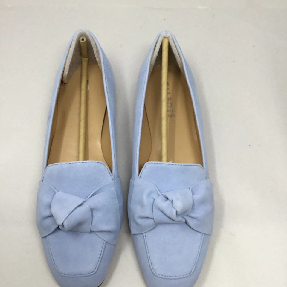 Talbots Azul Cielo Stella Suave Lazo Gamuza 8M Planos Nuevo con Caja Foto 3 de 4