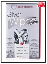 CONNOISSEURS Silver Cleaner Wipes, 10 Count