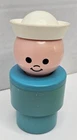 Fisher Price Little People Sailor Vintage Large Oversize Jumbo Figure 3.5" 1974