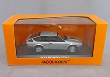 Mini car 143 Alfa Romeo GTV 6 1983 Silver Metallic 940120141]