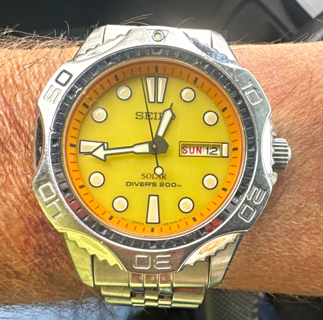 Diver Seiko Solar Quartz (Solar Powered) for sale | eBay