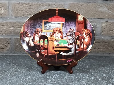 An Ace In The Hole Franklin Mint Dekoteller Limited Edition A Coolidge
