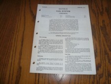 1984 Chevy Caprice Impala Monte Carlo El Camino Service Pages - Fuel system