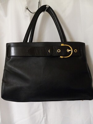 HOT Antonio Melani Black Purse Antonio Melani Black Leather