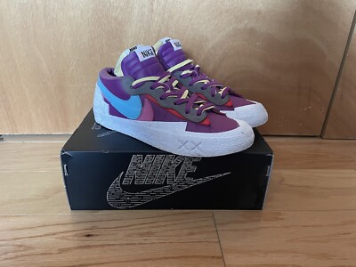 Size 10.5 - Nike Blazer Low x KAWS x sacai Purple Dusk 2021 - DM7901-500