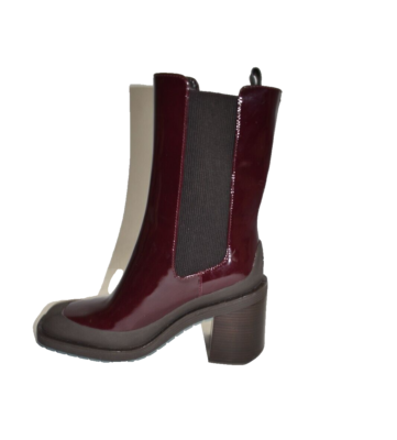 Bottines Compensées Shï By Journeys – Daim Bordeaux – Plateforme, Dentelle – Pointure 6.5 US – Occasion