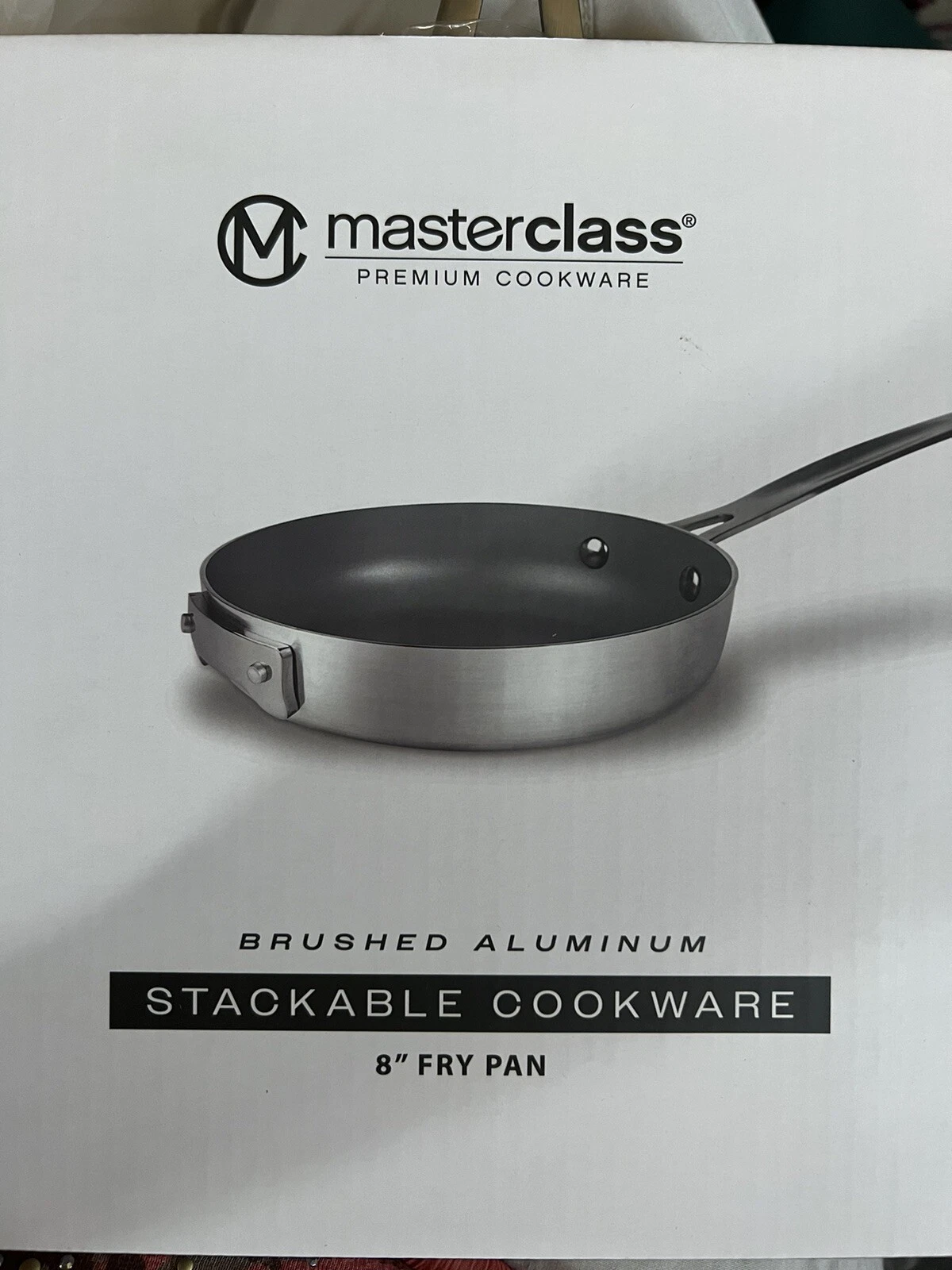Masterclass Premium Cookware Brushed Aluminum Stackable Cookware 8” Fry Pan
Opens in a new window or