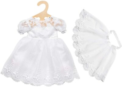 Heless Puppen Kleidung Brautkleid mit Schleier für 35 - 45 cm Puppen, Nr. 2020 