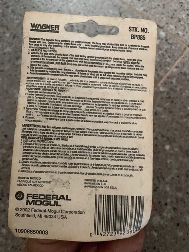 Wagner Lighting BP885 Multi-Purpose Light Bulb, 12V - Picture 2 of 3