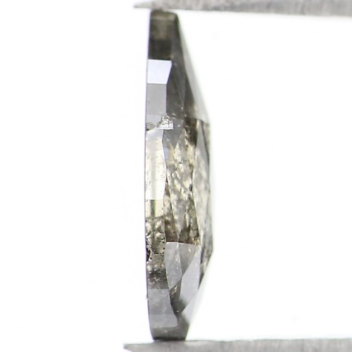 Diamante natural suelto en forma de pera 0,62 quilates 8,20 mm sal y pimienta diamante QL1574 - Imagen 5 de 8