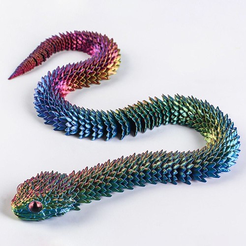 30/45/60cm Simulated Snake Ornament Animal Simulation Model Car Decoration - Picture 5 of 19