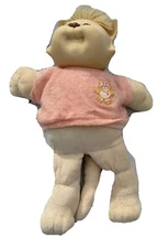 Cabbage Patch Kids Koosas 1983 vintage Xavier Roberts Coleco doll plush Cat pink