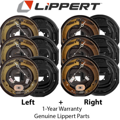 Lippert 6x 12x2 Self-Adjusting Brake Assembly 3-Pair 5.2-7K Fit Dexter/AlKo, etc