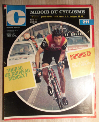 MIROIR DU CYCLISME 213 03.1976 PARIS NICE Michel LAURENT OCANA HET VOLK PEETERS EUR 11,50 - FR
