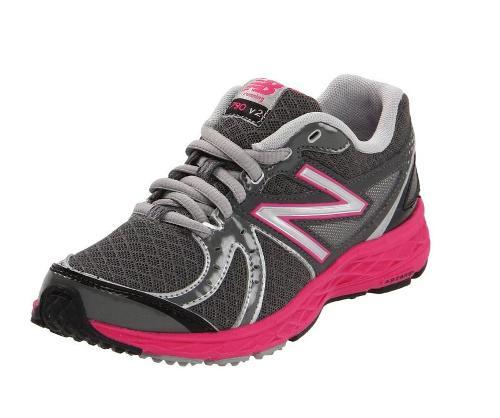New Balance 790 Lace-Up Running Shoe KJ790GPG Grey/Pink,4.5 M US Little/Big Kid - Picture 1 of 6
