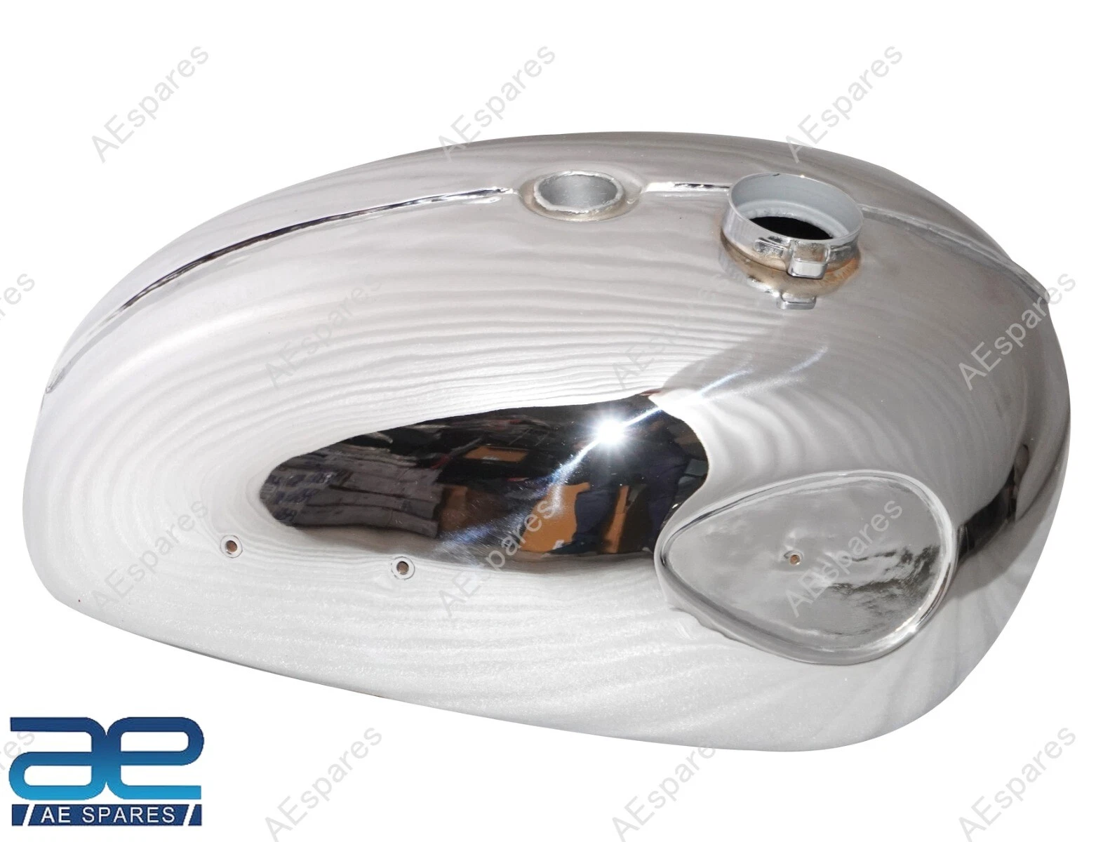 For BSA A65 Thunderbolt Lightning Royal Star Chrome Fuel Gas Petrol Tank view 4