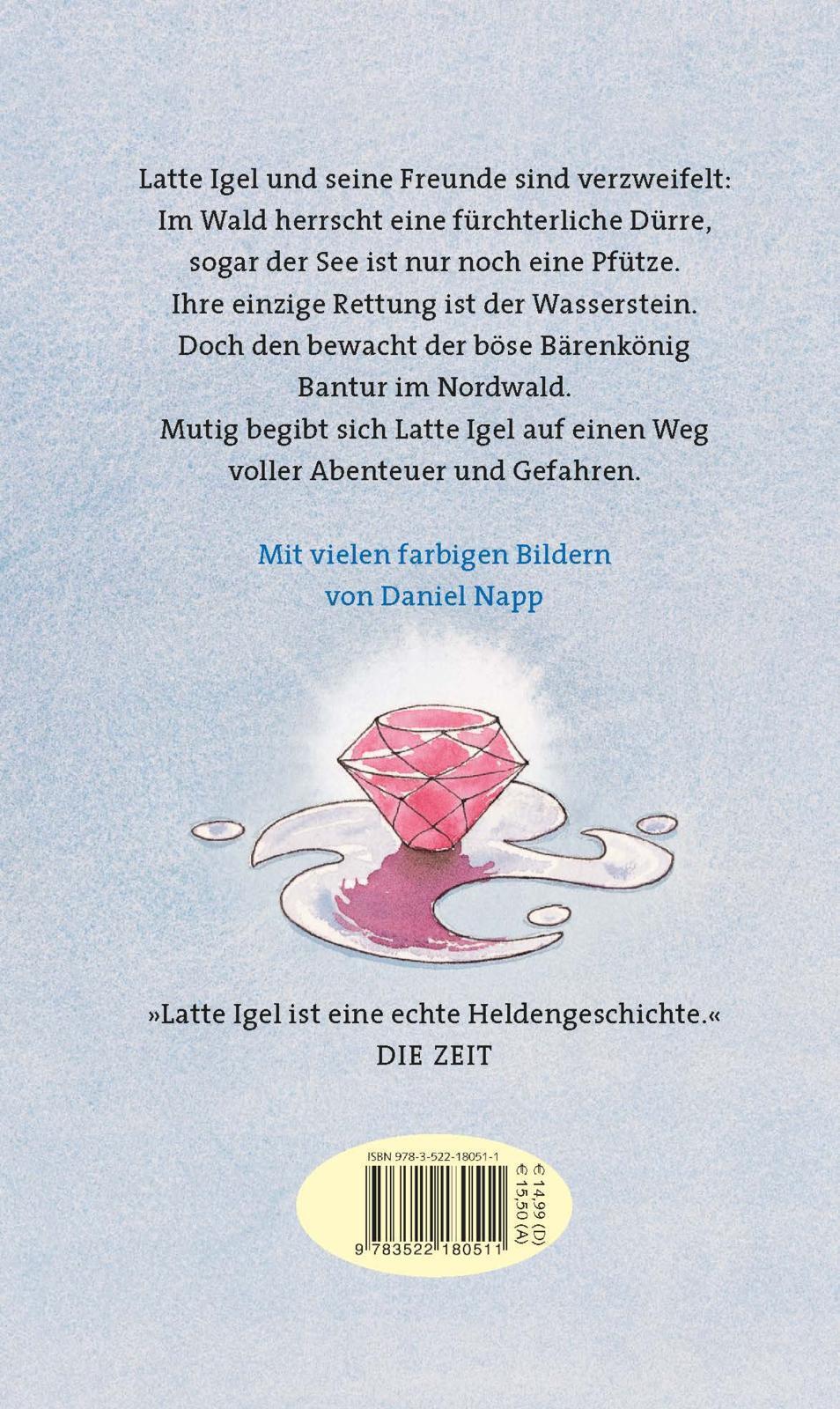 Thumbnail - Latte Igel Und Der Wasserstein | Sebastian Lybeck | Buch | Latte Igel