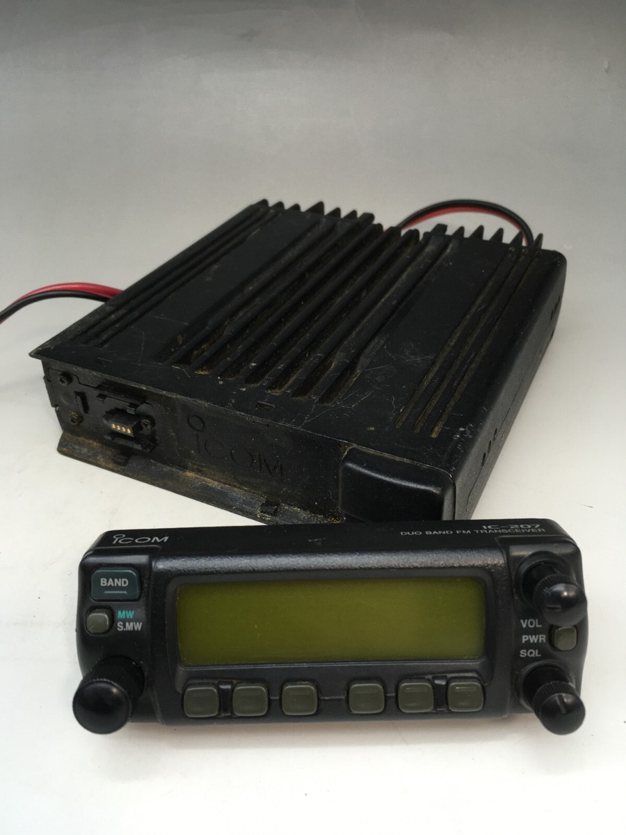 アイコム(ICOM)デュアルトランシーバー　IC-207 Icom IC-207 UHF VHF Dual Band Mobile FM Transceiver Japan