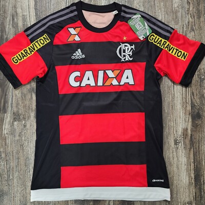 2015 Adidas Flamengo Home Soccer Jersey Paolo Guerrero Men M