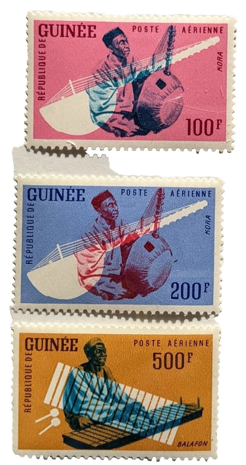 Air Mail Guinean Stamps