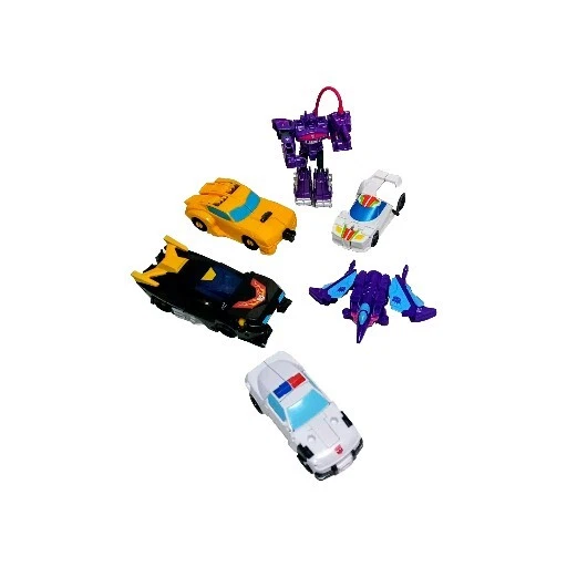 Transformers CYBERVERSE Lot Of 6 Scout Class Slipstream/Shockwave Loose Complete - Image 3 of 4