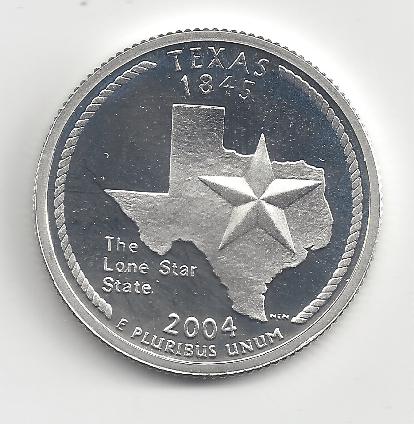 2004 S Silver Proof TEXAS Quarter - 90% Silver