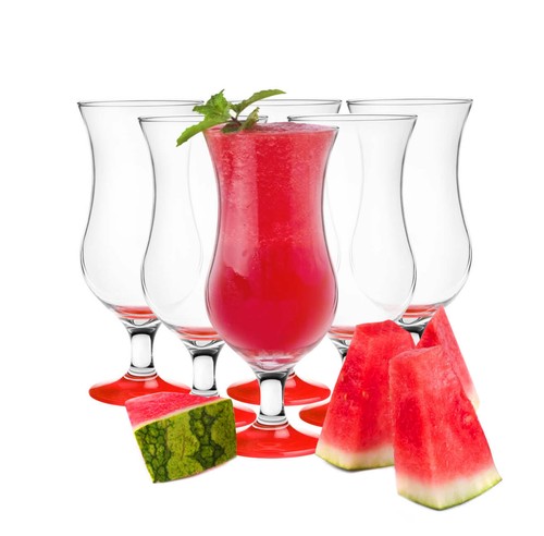 6 vasos de cóctel 480ml 9 variantes Hurricane vasos largos vasos de bar - Imagen 5 de 17