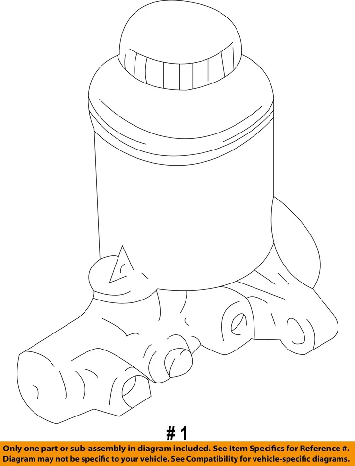 Cilindro mestre de freio usado serve: 2005 Suzuki Aerio com ABS grau A - Imagem 4 de 4