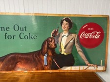 1947 Coca Cola sign original