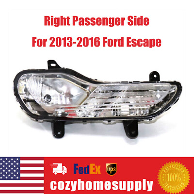 Fit 2013-2016 Ford Escape Right Passenger Side Bumper Fog Light Signal park Lamp