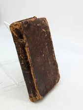 1813 Antique George Washington With Curious Anecdotes Weems Leather Book Fragile