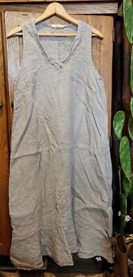 Francesca Bettini ITALY 100% Linen Dress Lagenlook Cottagecore Boho Art M | eBay Francesca Bettini ITALY 100% Linen Dress Lagenlook Cottagecore Boho Art M | eBay