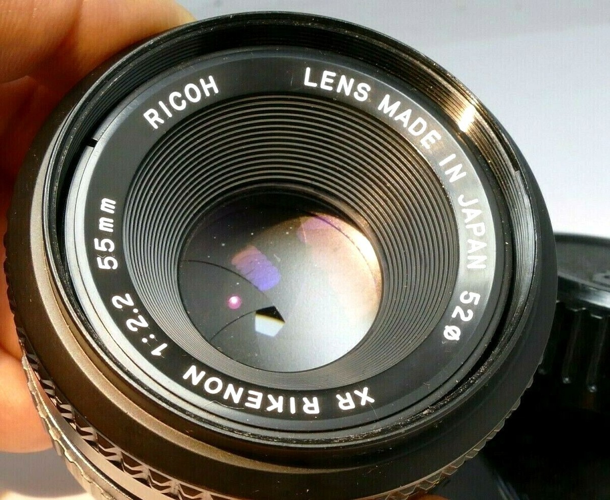 レア　RICOH XR RIKENON 55mm f2.2 Pentax K Ricoh XR Rikenon 55mm F2.2 with Pentax K Mount | eBay