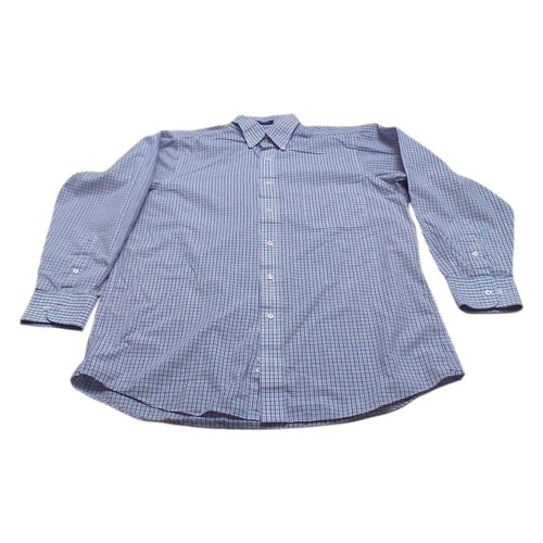 IZOD Junior Boy's Shirt Casual Long Sleeve Cuff 32/33, Button Down Plaid 16 Lg - Picture 2 of 12