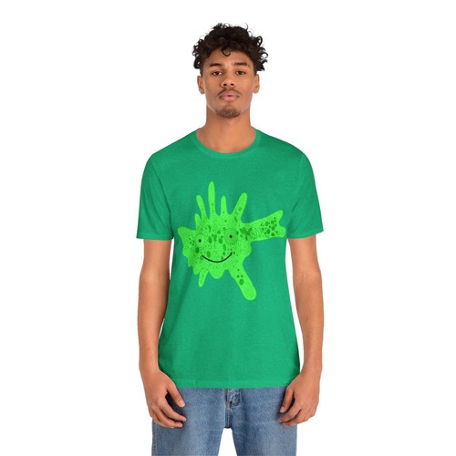 Happy Amoeba simple is beautiful einzelliges Glück Wissenschaft, Unisex S/S T-Shirt - Bild 17 von 61