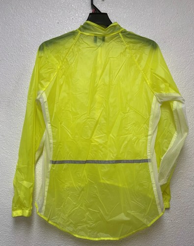 PERFORMANCE TECHNICAL WEAR Neon PVC BIKE CYCLING RAIN JACKET MENS SMALL - Picture 6 of 7