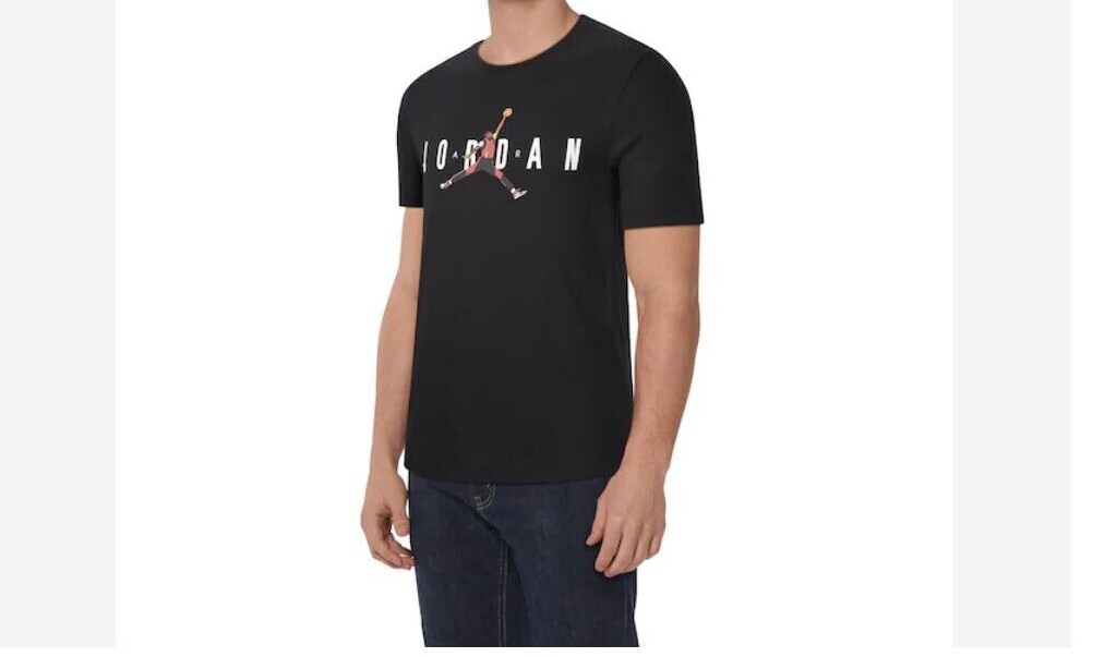 Nike Air Jordan Tシャツ 黒 Jordan Men's Crew-Neck T-Shirt. Nike.com