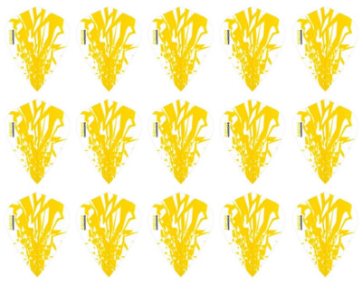 5 New Sets Harrows Rapide Kite Dart Flights   Ships w/ Tracking - Yellow