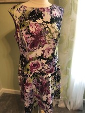 Adrianna Papell Floral Sleeveless Dress , Size 16