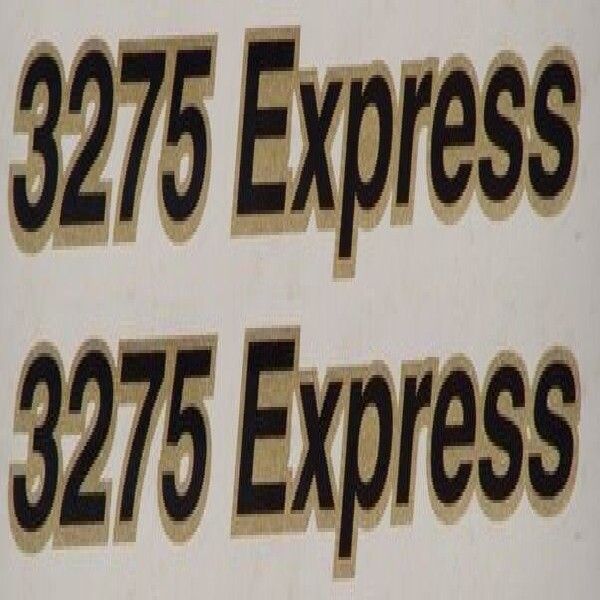 Cruisers Yachts 3275 Express Boat Decals Black Gold Pair Ebay