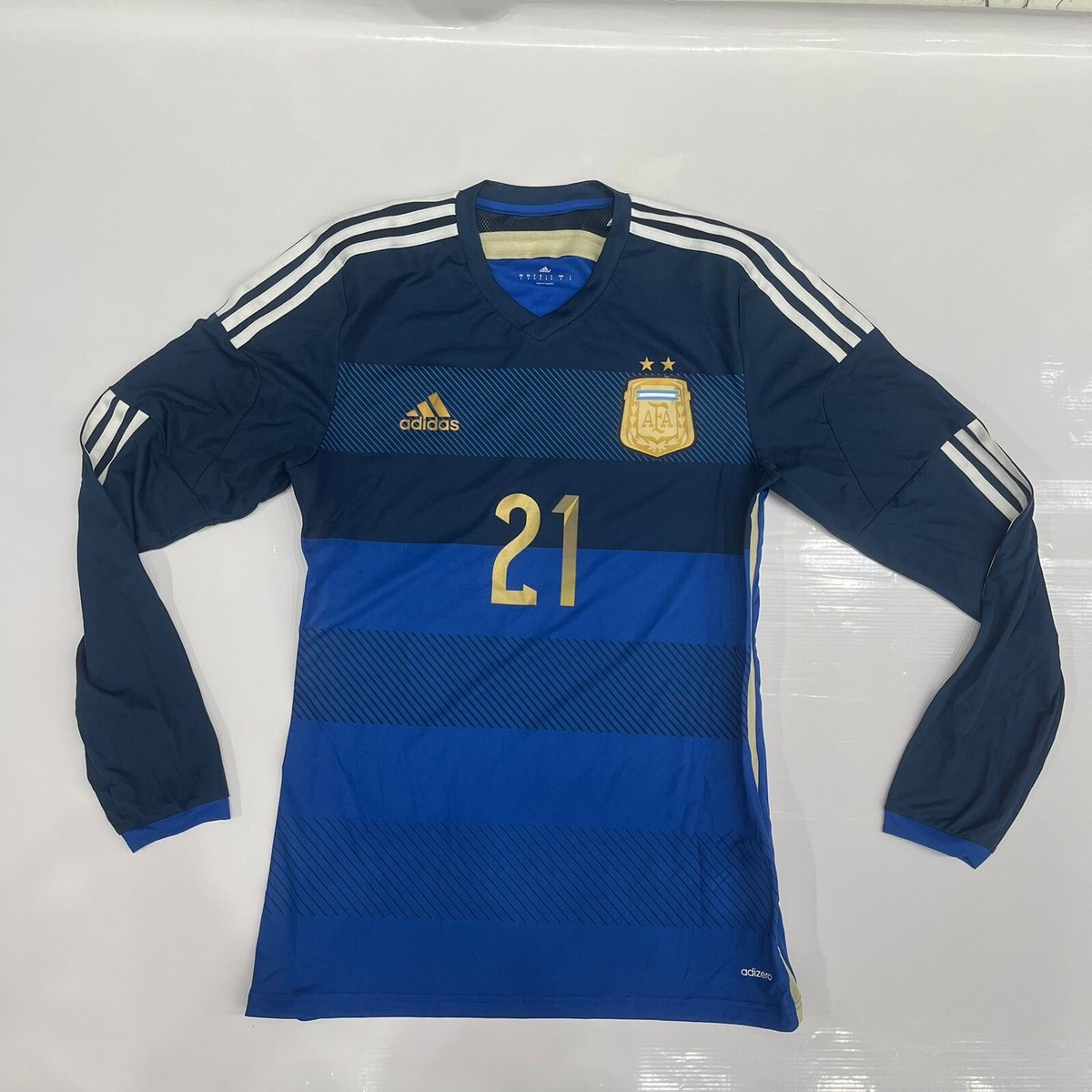 Long Sleeve Argentina 2014 Shirt Argentina 2014 Away Kit Full