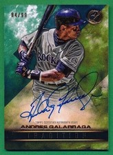 2016 Topps Legacies of Baseball ANDRES GALARRAGA AUTOGRAPH Rockies 84/99