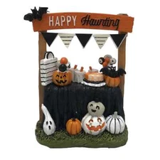 NEW-Ashland Tiny Treasures Halloween Booth Stand Dollhouse Miniature Village